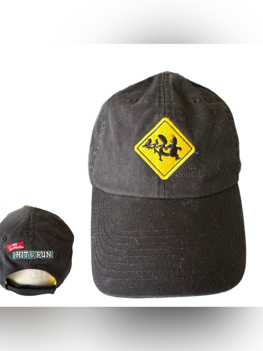 Vtg Simpsons Hit And Run Video Game Promo Hat NWT Rare 2003 PS2 GameCube Xbox